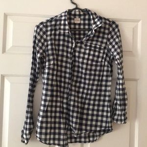 Classic JCrew Checkered Button Up